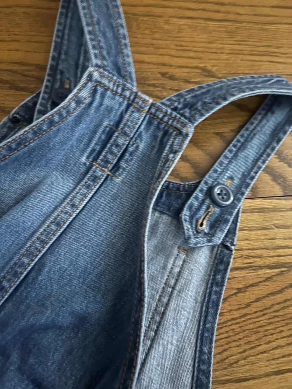 GAP Kids Light Blue Denim Jumper Dress